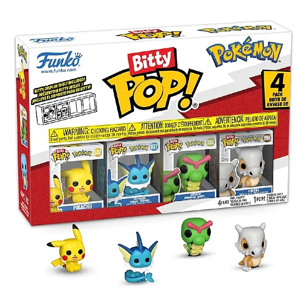 POKEMON BITTY POP! VINYL FIGURE 4-PACK SERIES 1 2 CM